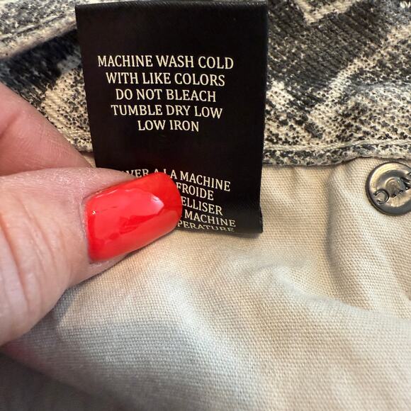 Women's Blank NYC Snake Print Cotton Mini Skirt Size 28 NEW - Picture 5 of 9